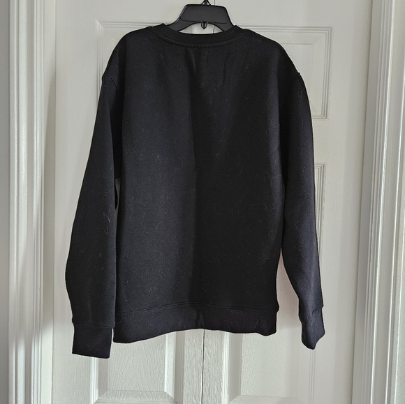 Brunette the Label black crewneck sweatshirt Wine Time M/L - Picture 4 of 7